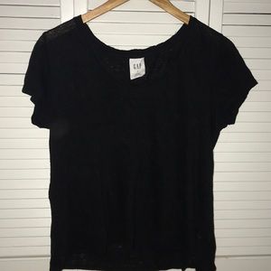 plain black t-shirt